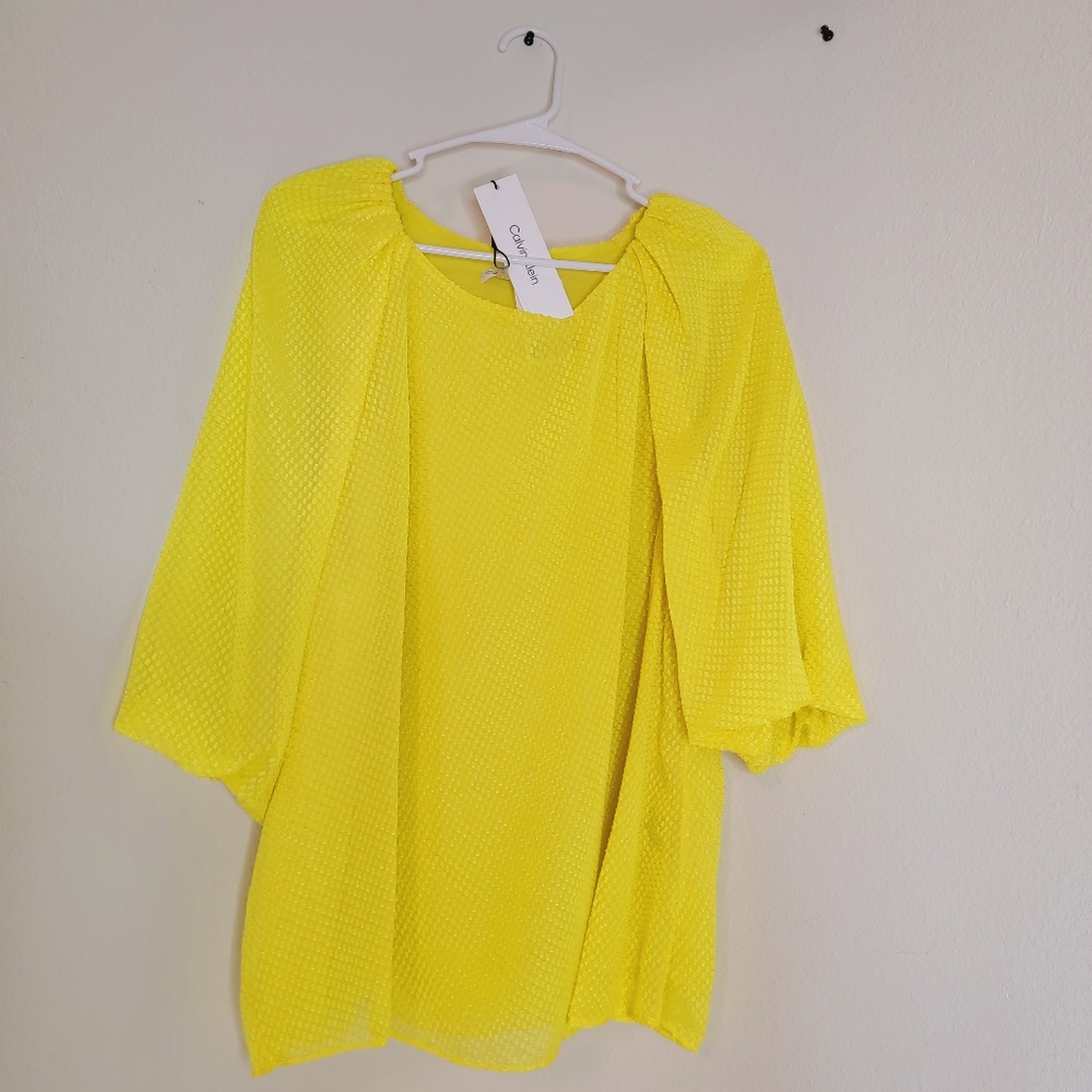 Calvin Klein Womens Medium Blouse